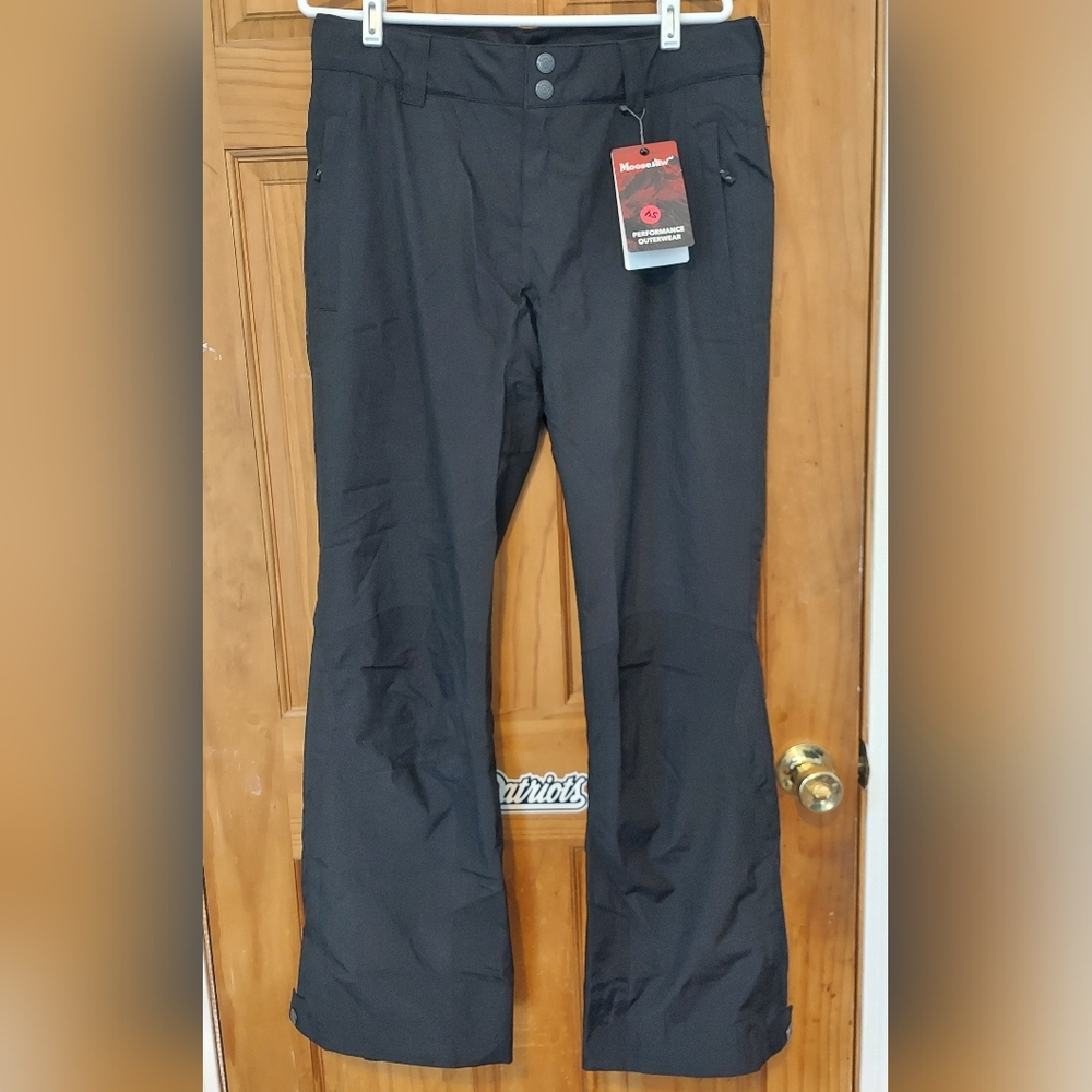 Moosejaw Black Performance Outerwear Men's Size Large Snow/Ski Pants New W/ Tags